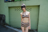 vintage stripe bikini