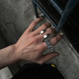 [MADE]Zebra pattern ring 