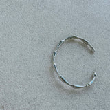 Wave bangle (Silver)