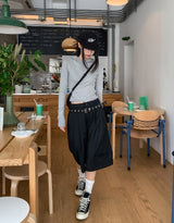 Bade スリムクロップパーカー