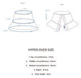 [SVR]HYPER OVER SIZE BACK STRING BUCKET HAT_BLACK_AXII