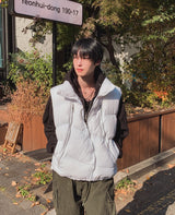 ロウジーウェーブジッパーパッドベスト