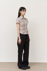 (W) Picnic Shirring Shirt