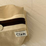 Clam ラウンドポーチ _ アングバター