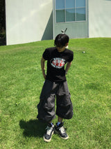 パームツリークロップ半袖Tシャツ 3C