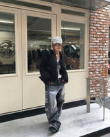 Twist fur jacket