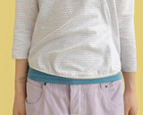 Vivid color pants (purple)