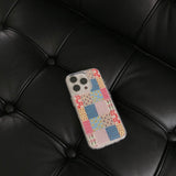 パッチワークデザインスマホケース