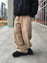 シエンコットンワイドバルーンパンツ 4C