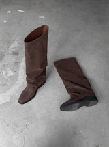 1212 Leather Warmer Long Boots (5cm)