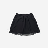 ローズレイヤースカート [ブラック]