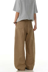Khaki Blade Deconstructed Jeans