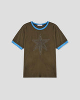 PDワンスターダブルスリーブショートスリーブTシャツ