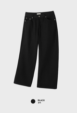 Look Unsain Daily Cotton Wide Banding Pants