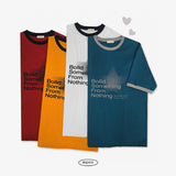 ラティオーバーサイズフィットカラーリングショートスリーブTシャツ