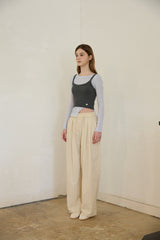 メッシュレイヤードトップセット(2 COLORS)