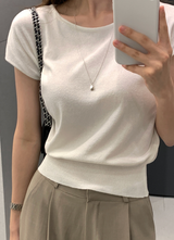 Aday Cap Sleeve Sleeve Knit Sleeveless Top / 5 Colors