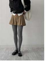 Dot Ribbed Tights