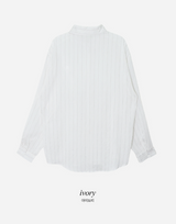 BZ Stripe Pocket Loose Fit Shirt (3color)