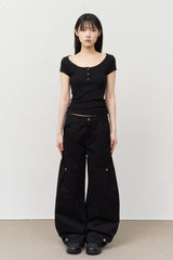 Lowkey Curved Wide Pants