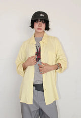 CRINKLE STRIPE OVER SHIRT