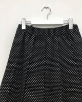 Wool Dot Pleated Skirt (2color)