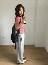 Striped mini cardigan (4color)