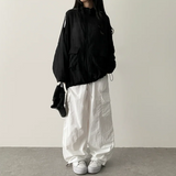 Roa Baslock Nylon Cargo Wide Pants