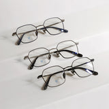 Knouun Square titanium glasses CODE. 101. B Gray
