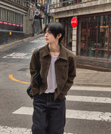 Poste Rivet Leather Trucker Jacket
