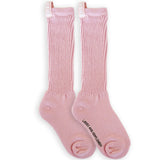 Clare Tape Crew Socks Pink