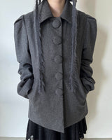 Big Button Half Coat