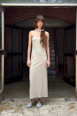 TWO WAY LONG DRESS - BEIGE