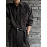 [SET UP가능] Basic cotton pocket shirts(6color)