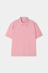 No.1329 pk クロップカラーハーフTシャツ (4color)