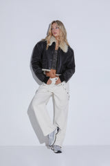 EYELET CARGO PANTS