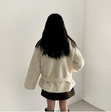 Pony Thick Belt Double High Neck Coat