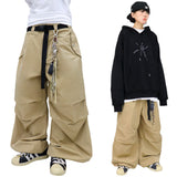 ワイドパラシュートバックルパンツ