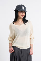 Moen Summer Sheer V-Neck Knit