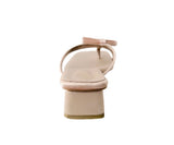 [ 3cm ] ring satin pink ribbon gliter mule