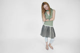 FLOWER BUTTON MIDI LEGGINGS