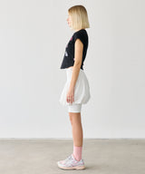 BALLOON MINI SKIRT WHITE