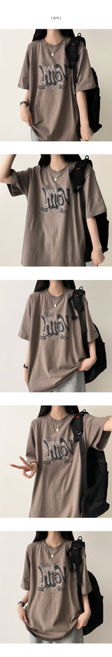 Otle ヴィンテージ ボックスフィット 半袖Tシャツ