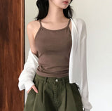 [MADE] Charles, layered sleeveless camisole