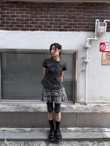  ROUND COLLAR PUFF SHIRT