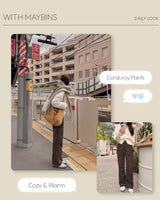 【MADE】コーデュロイストレートパンツ