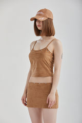 VELVET STUD TOP
