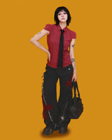 nerd red shirt
