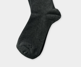 Beige Ribbed Long Knee Socks
