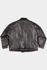 Bolt padded leather jacket